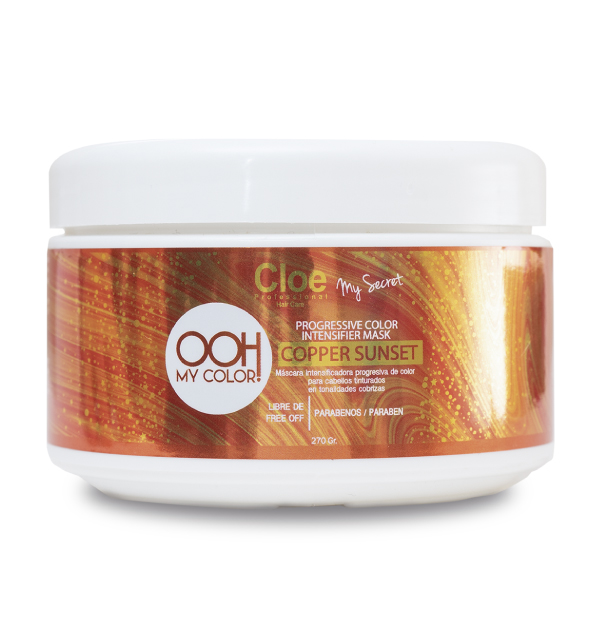 CLOE COPPER SUNSET – PROGRESSIVE COLOR INTENSIFIER MASK - MÁSCARA 270 GR