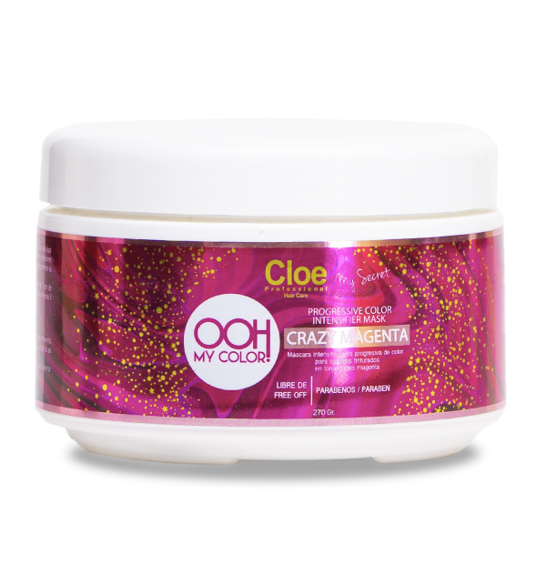 CLOE CRAZY MAGENTA – PROGRESSIVE COLOR INTENSIFIER MASK - MÁSCARA 270 GR