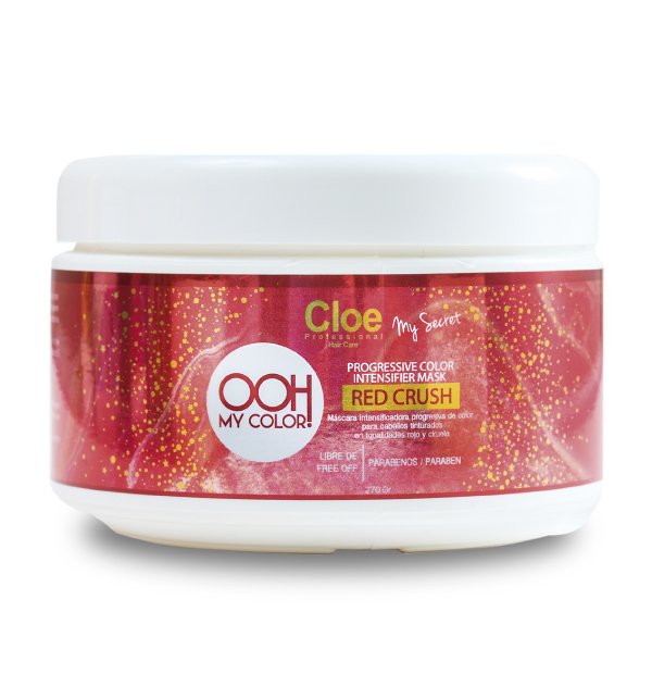 CLOE RED CRUSH – PROGRESSIVE COLOR INTENSIFIER MASK - MÁSCARA 270 GR
