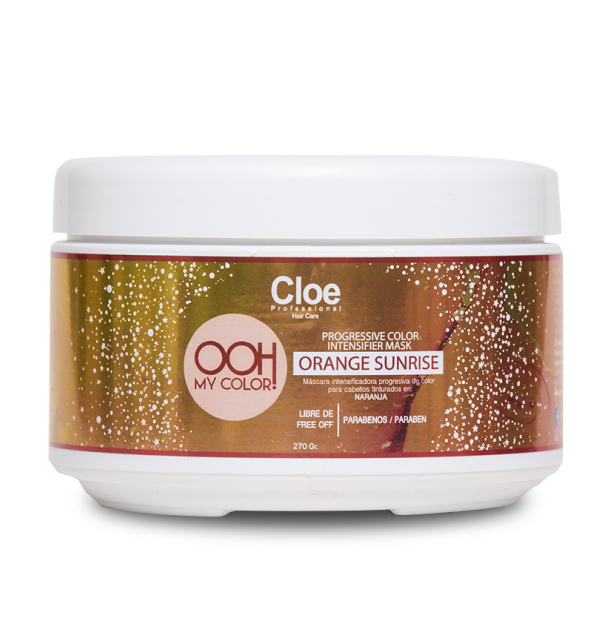 CLOE ORANGE SUNRISE – PROGRESSIVE COLOR INTENSIFIER MASK – MÁSCARA 270 GR