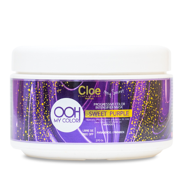 CLOE SWEET PURPLE – PROGRESSIVE COLOR INTENSIFIER MASK – MÁSCARA 270 GR