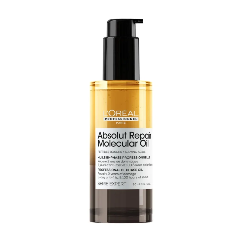 Loreal Serie Expert Absolut Repair Molecular – Aceite Bi-fásico 90 ml.